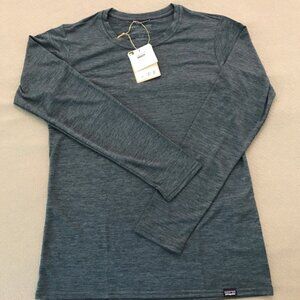 W's Long Sleeved Capilene Cool Daily Shirt, Size XS, Smolder Blue, NWT